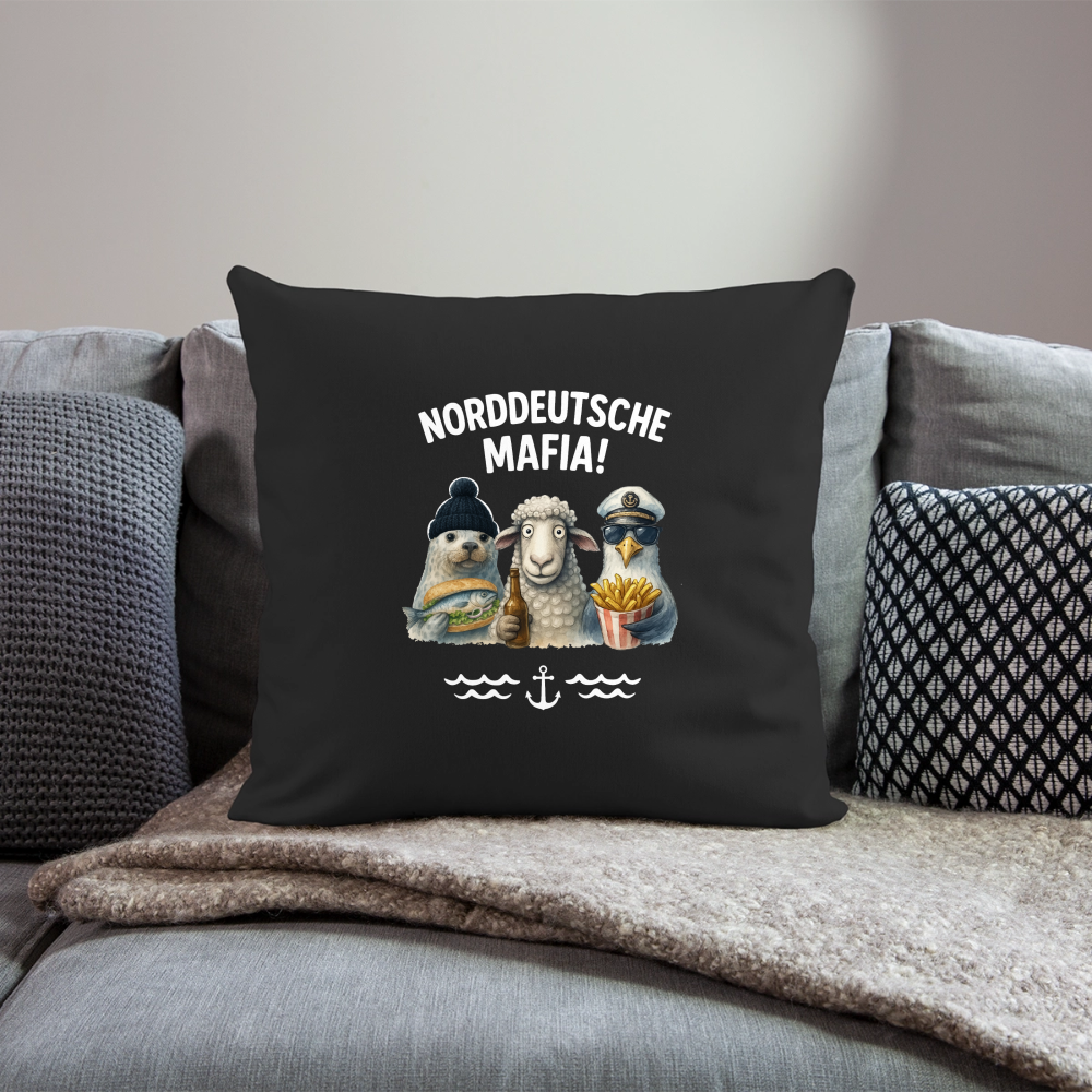 Sofakissen mit Füllung 44 x 44 cm NORDDEUTSCHE MAFIA! – Bild 2