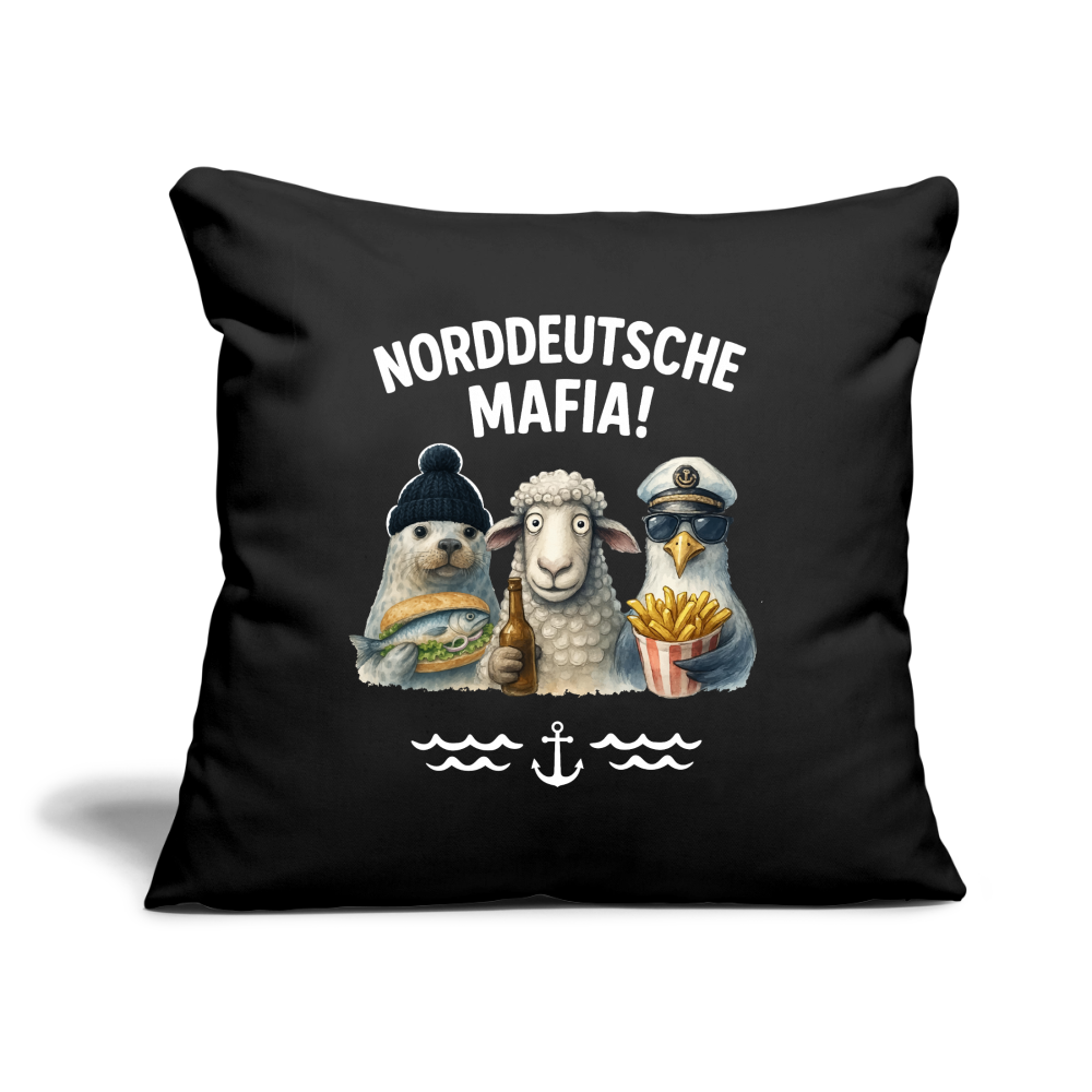 Sofakissen mit Füllung 44 x 44 cm NORDDEUTSCHE MAFIA! – Bild 3