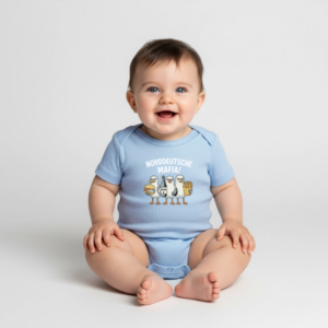 Baby Bio-Kurzarm-Body 3 COMIC MÖWEN