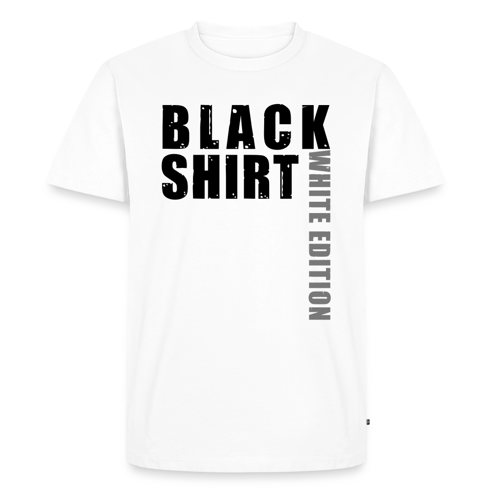 Unisex T-Shirt „BLACK SHIRT – WHITE EDITION“
