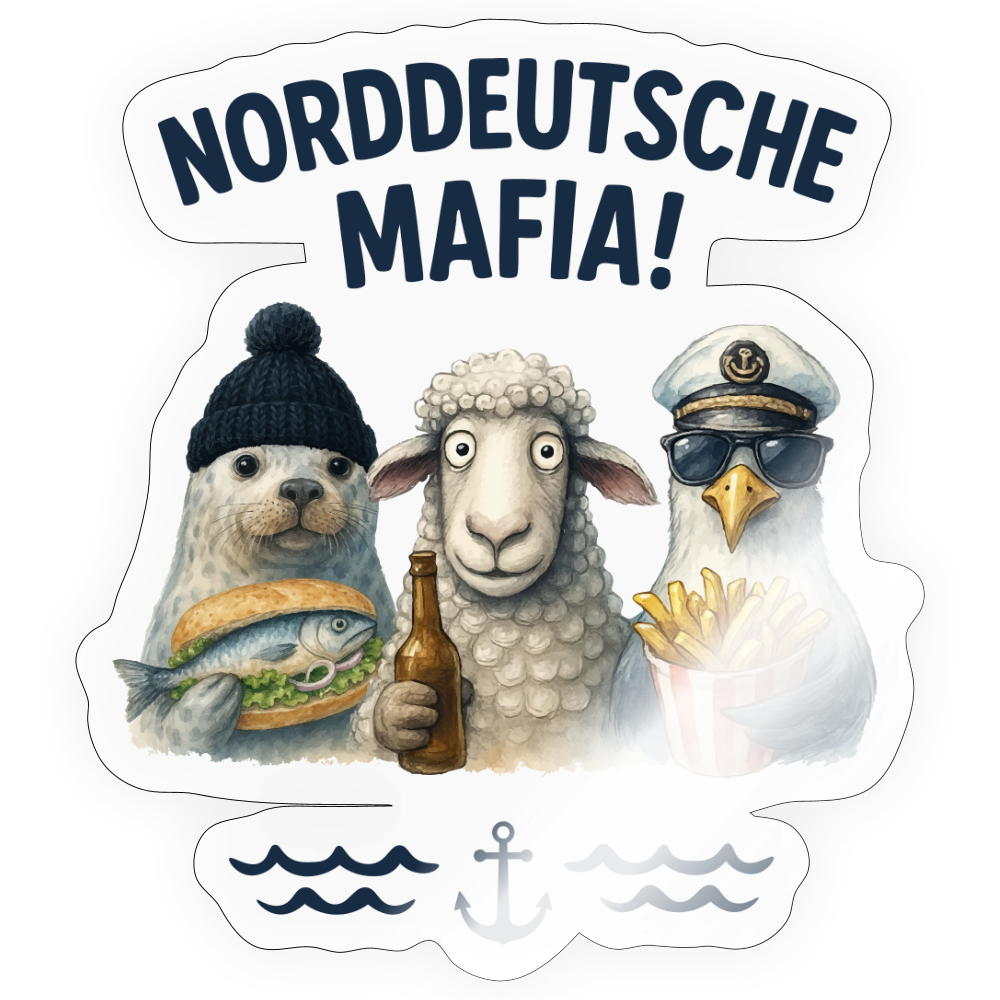Sticker/Aufkleber NORDDEUTSCHE MAFIA!