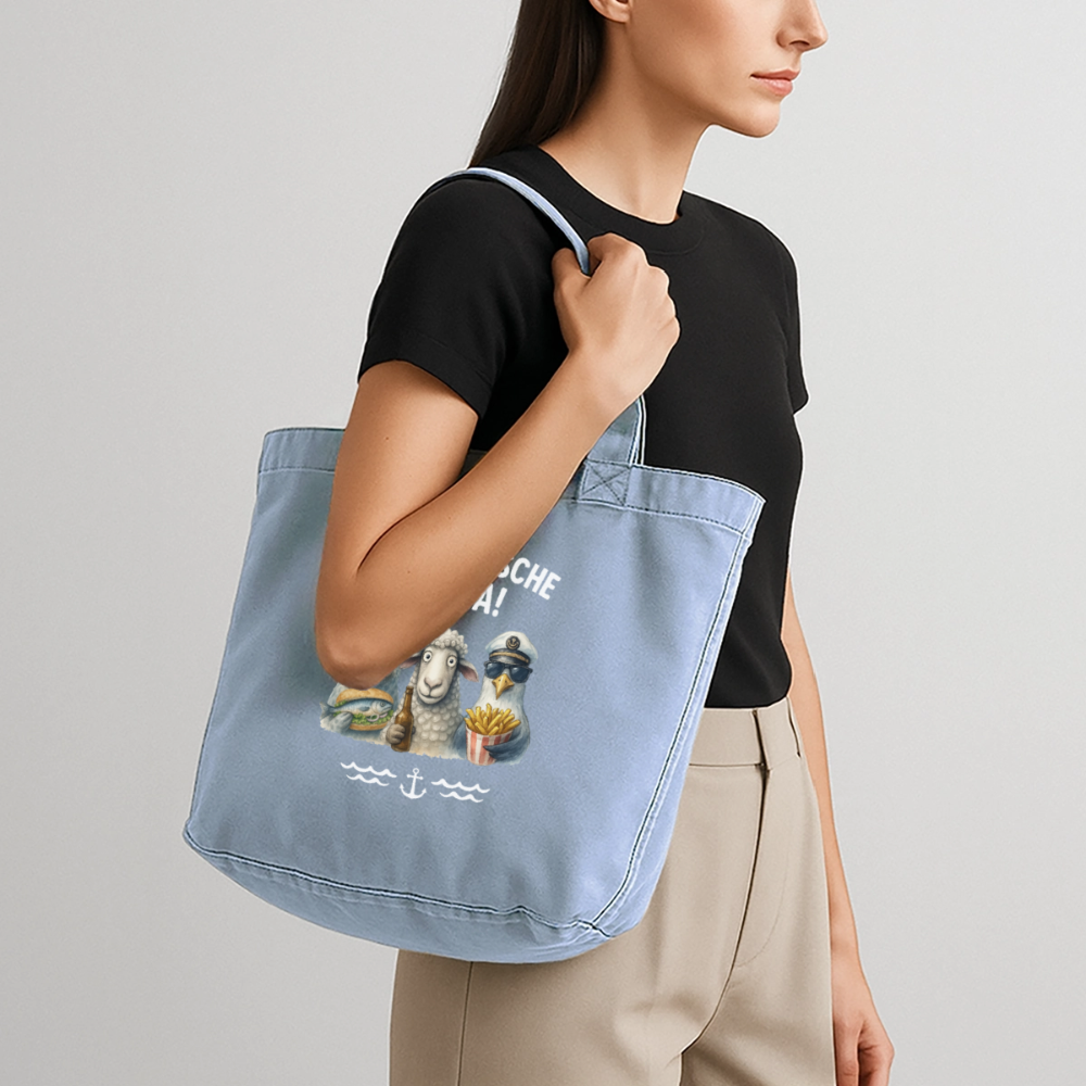 Vintage-Washed Shopper – Bild 3