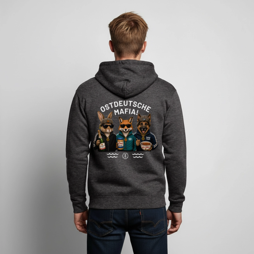Unisex Kapuzenjacke OSTDEUTSCHE MAFIA! – Bild 7