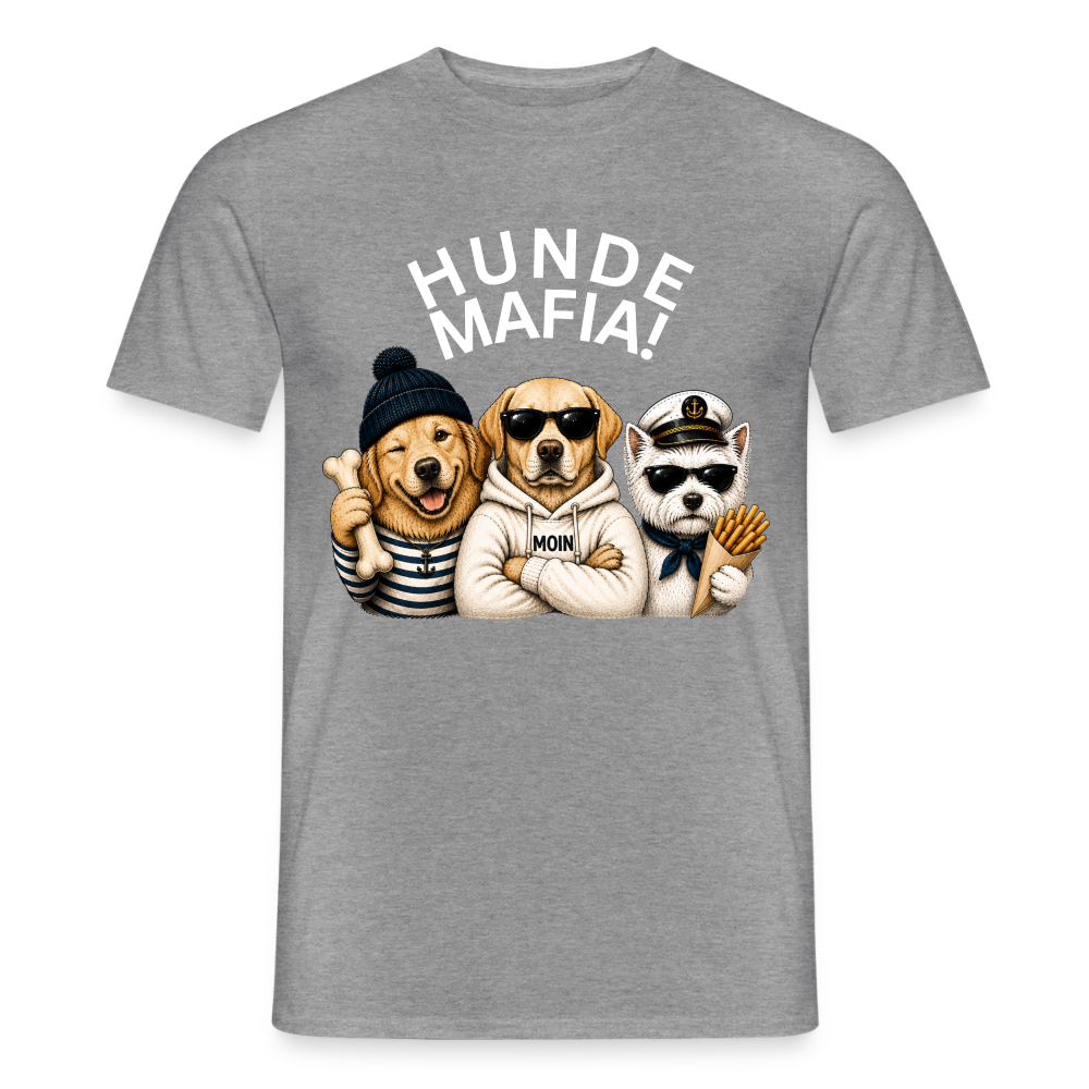 UNISEX T-Shirt HUNDEMAFIA WEISSE SCHRIFT!