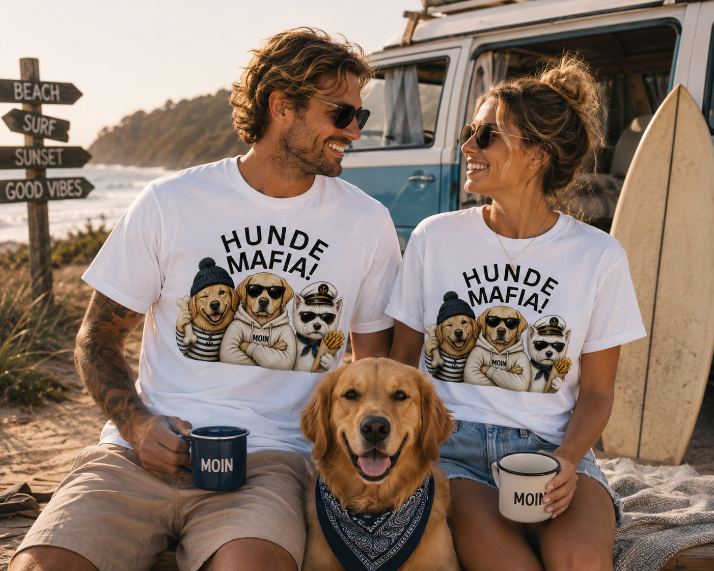 UNISEX T-Shirt HUNDEMAFIA ! – Bild 10