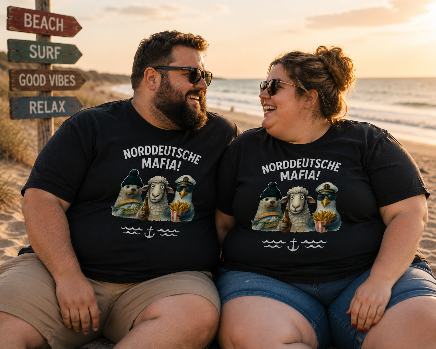 UNISEX Premium T-Shirt NORDDEUTSCHE MAFIA! BIS 5 XL – Bild 8